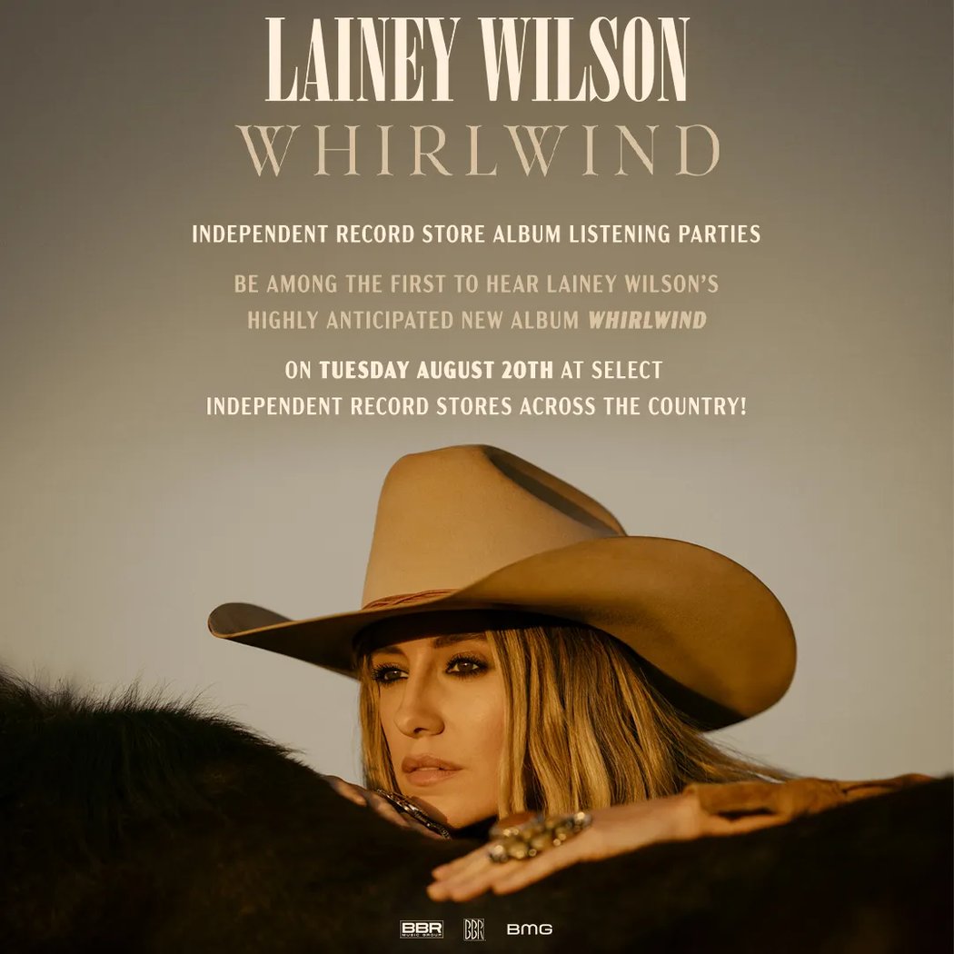 Lainey Wilson 'Whirlwind' Listening Party