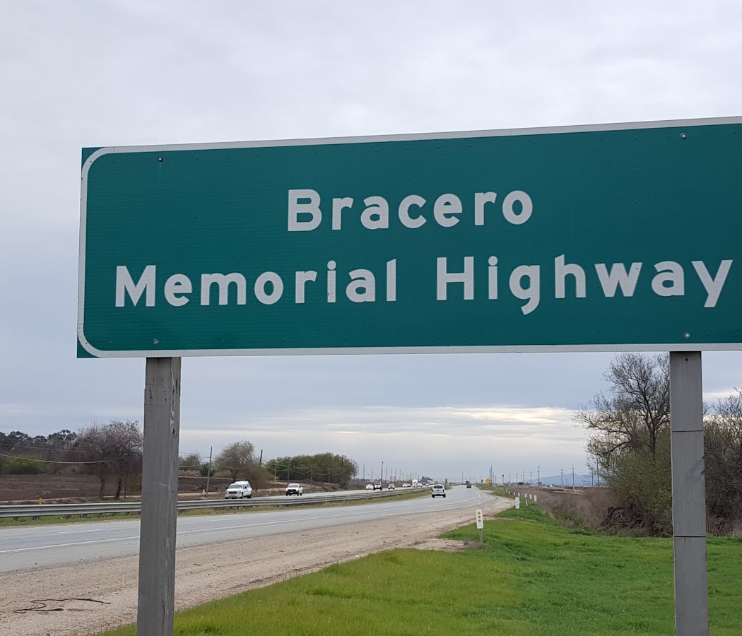 Bracero Memorial Highway Sign 2