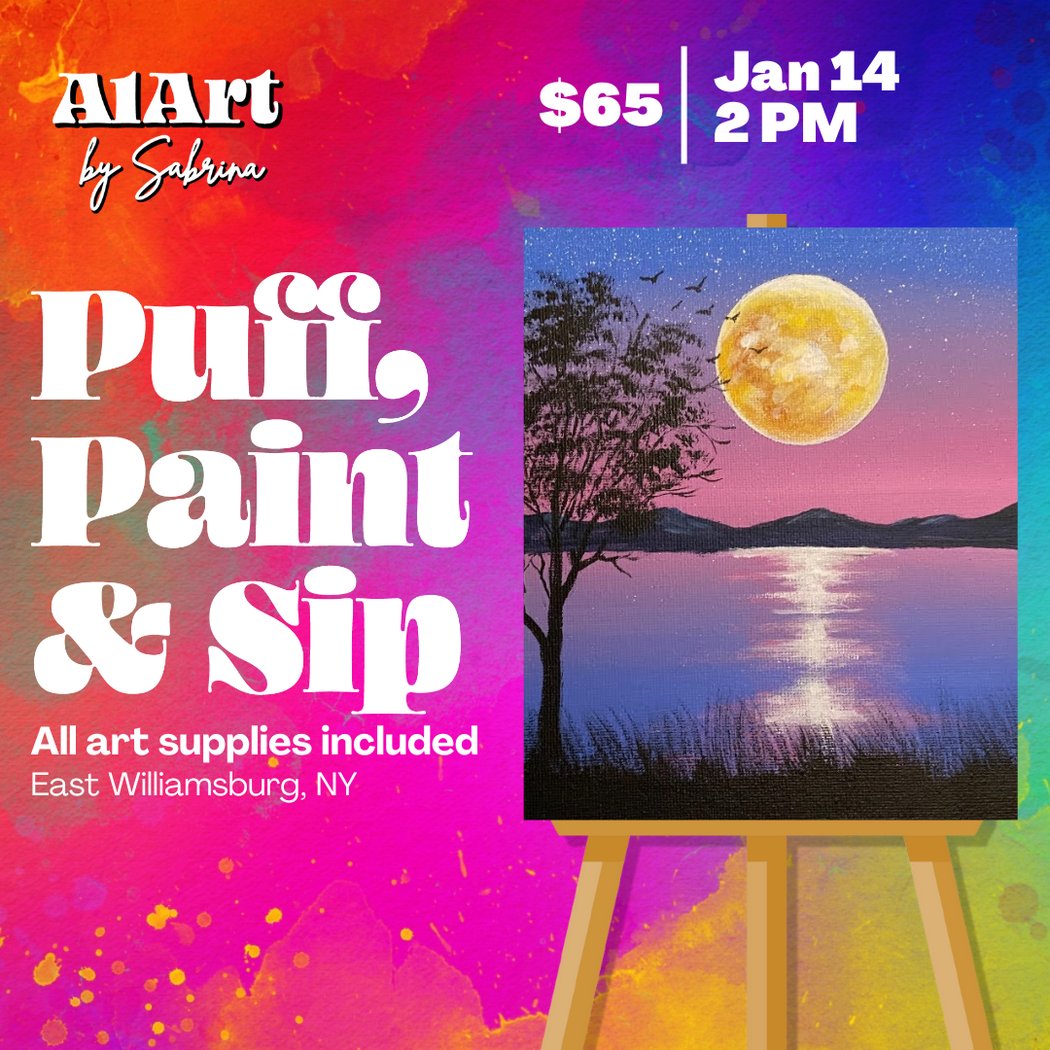 Puff, Paint and Sip Art Studio 1