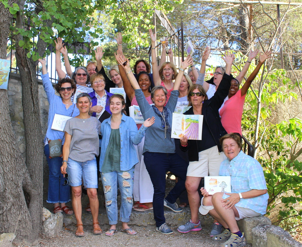 Illustrated Watercolor Journaling in Giverny 1