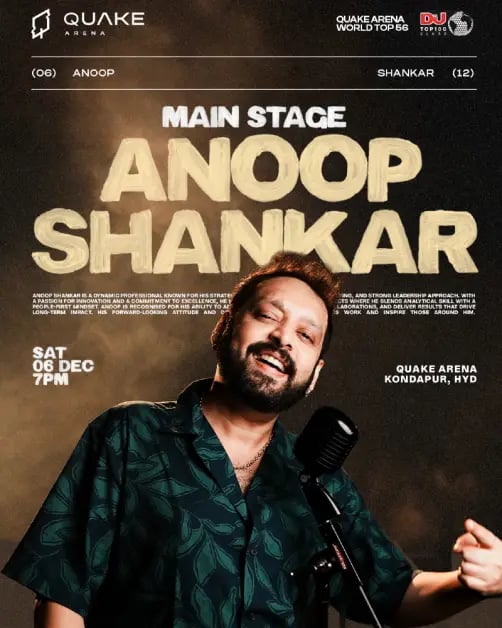 Main Stage Ft. Anoop Shankar Live 1