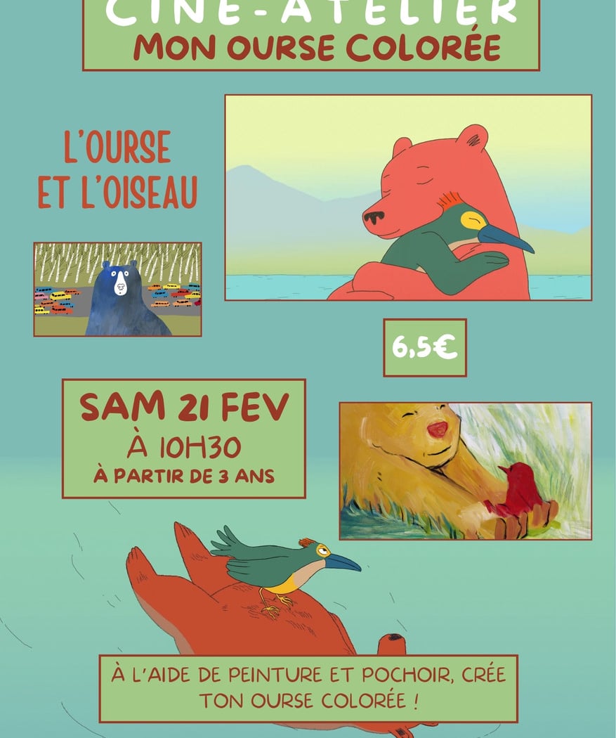 Ciné-atelier - L'ourse et l'oiseau 1