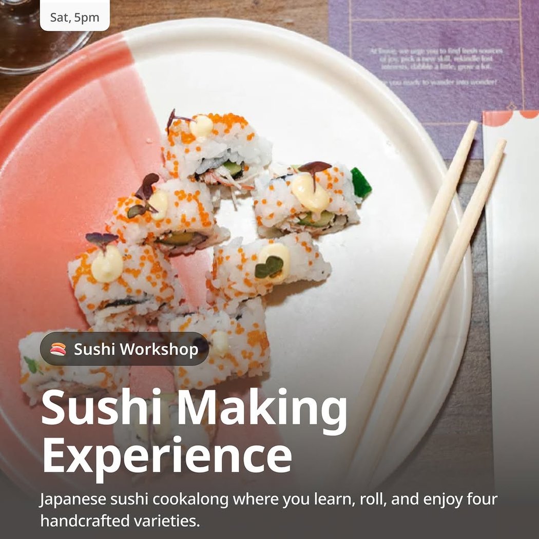 Sushi Making Experience 1