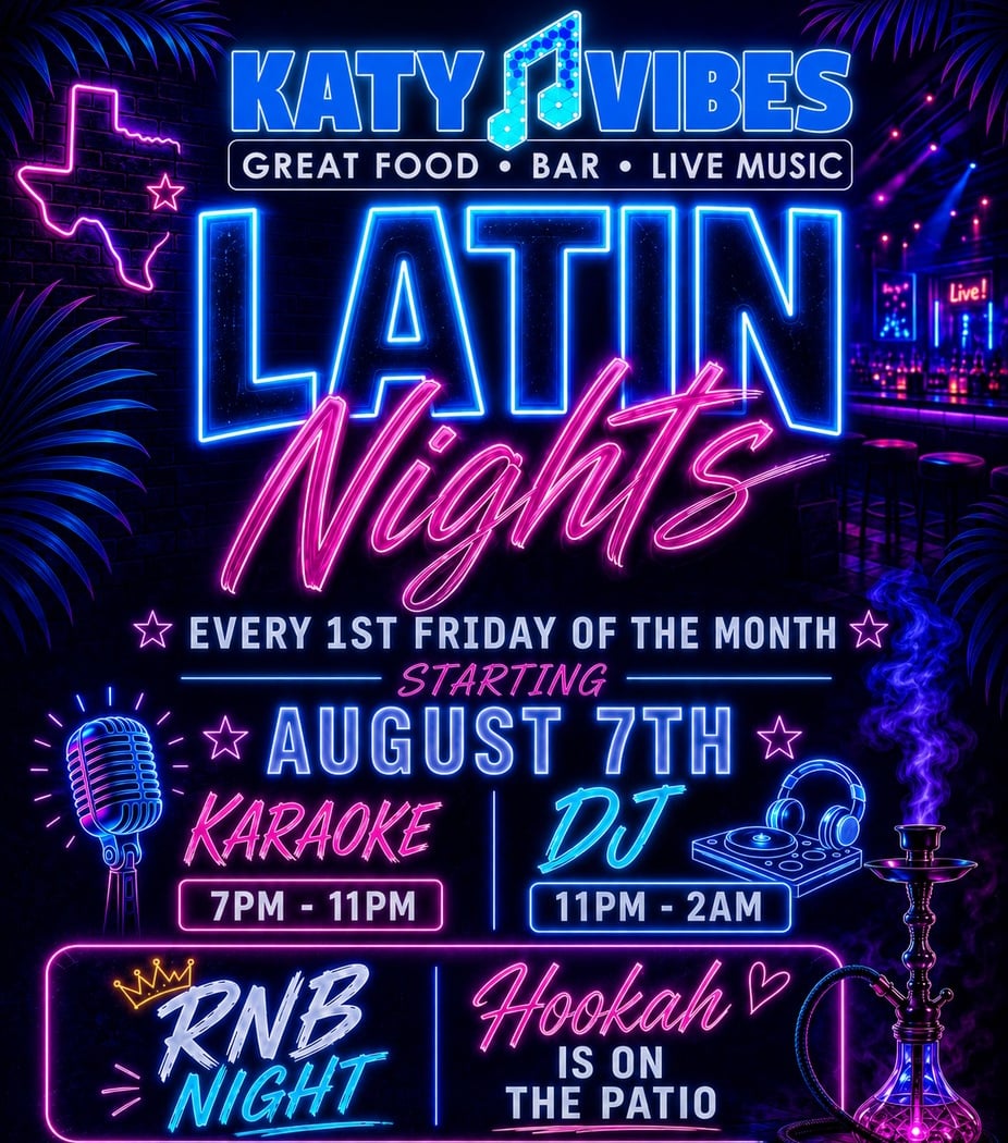 Latin Nights & Patio R&B at Katy Vibes 2