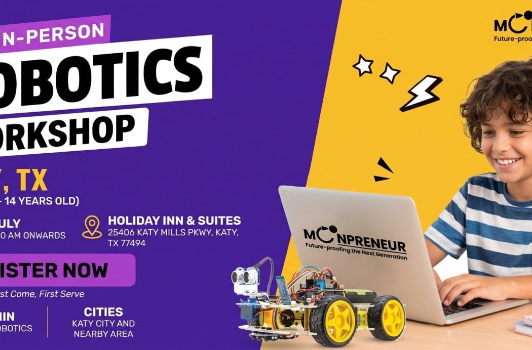 Free In-person Robotics Class for Kids 1