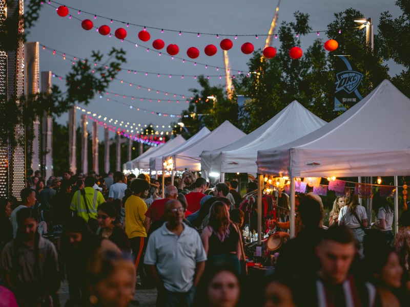 Night Market at Scissortail Park