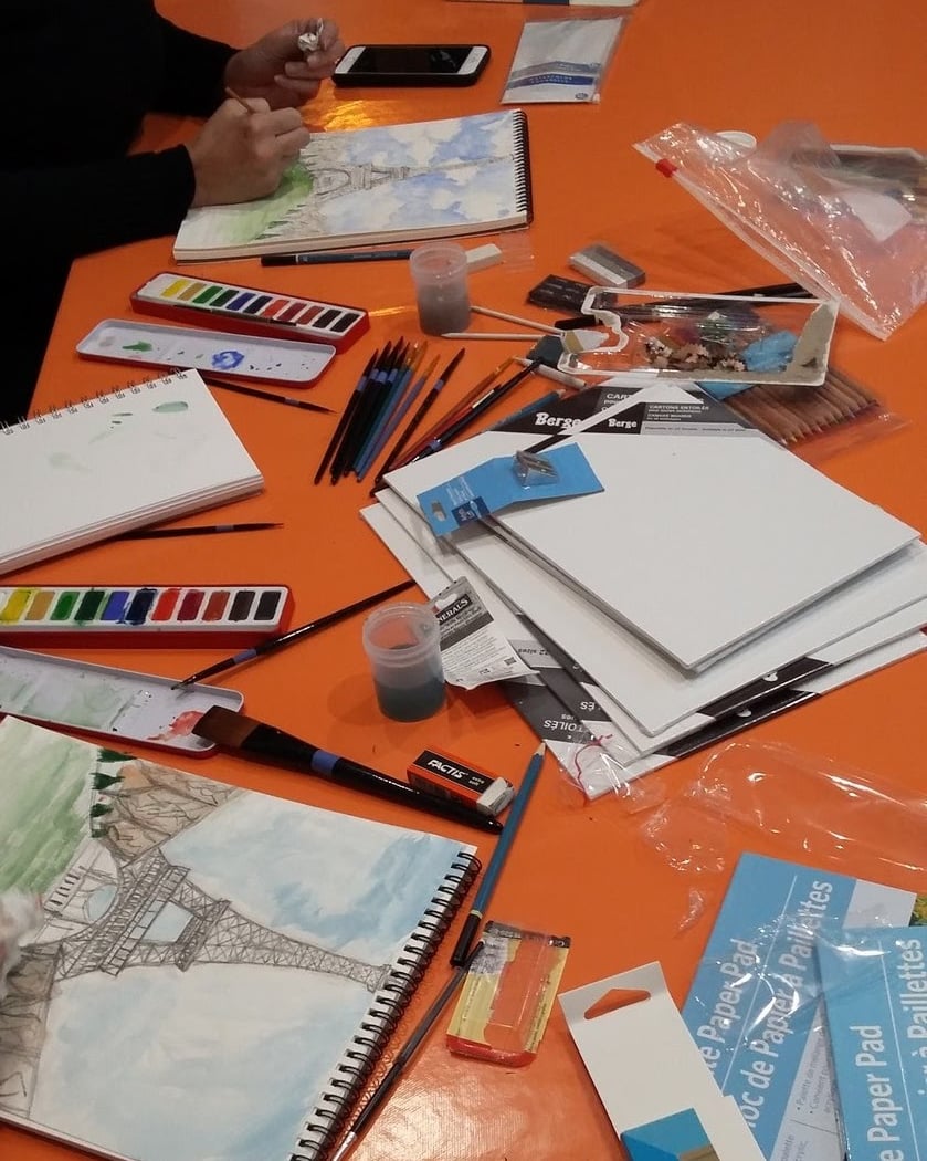 Watercolor workshops with Pauline Fraisse 3