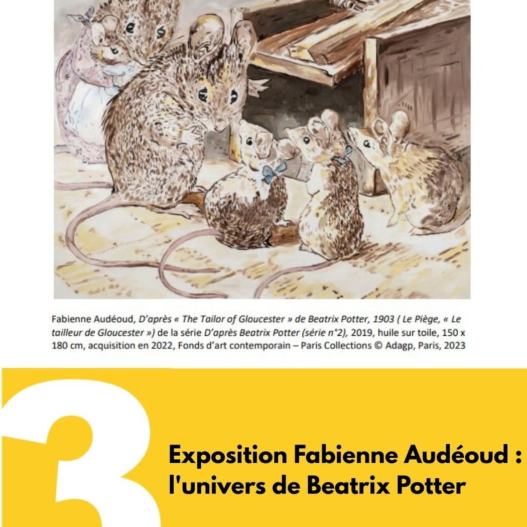 Exposition Fabienne Audéoud : l'univers de Beatrix Potter 1