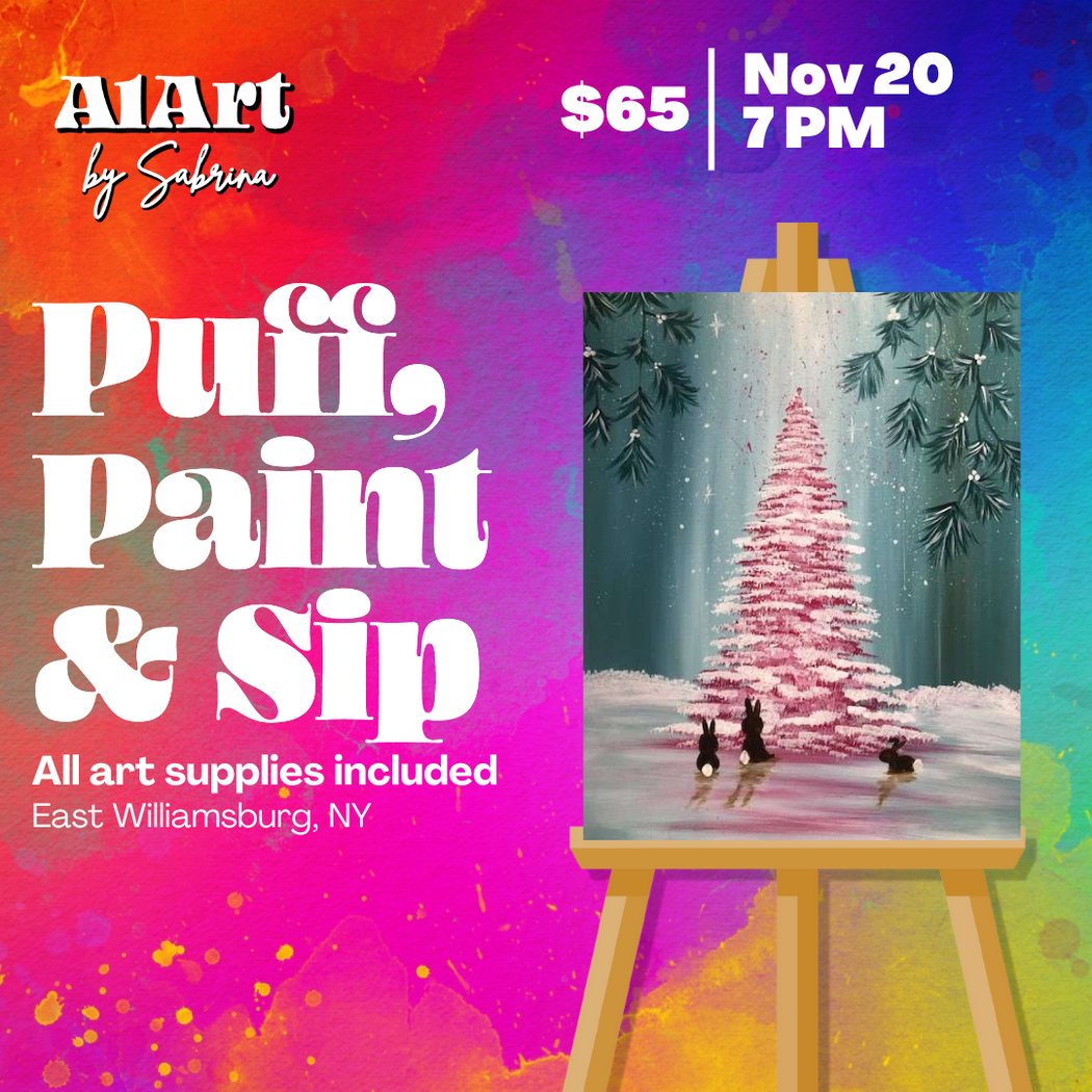 Puff, Paint and Sip Art Studio 1
