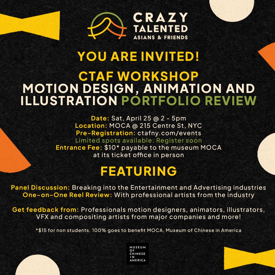 CTAF Portfolio Review Workshop 1