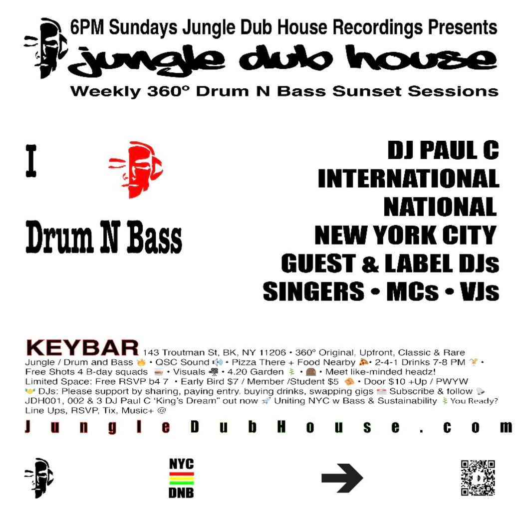 JUNGLE, DUB, HOUSE WITH PAUL C 1
