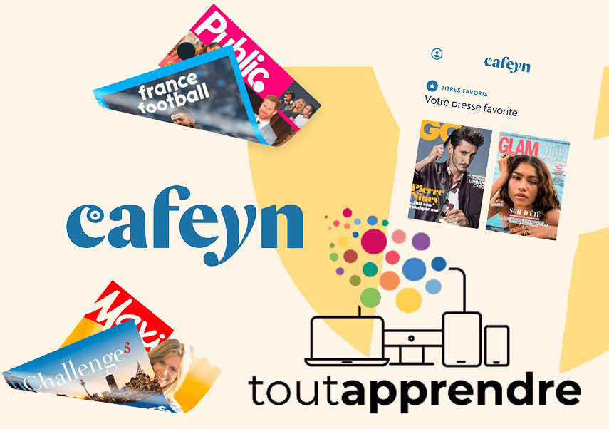 Découvertes des ressources numériques Cafeyn et Toutapprendre 1
