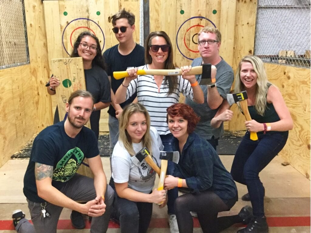 Axe Throwing at Urban Axes 2
