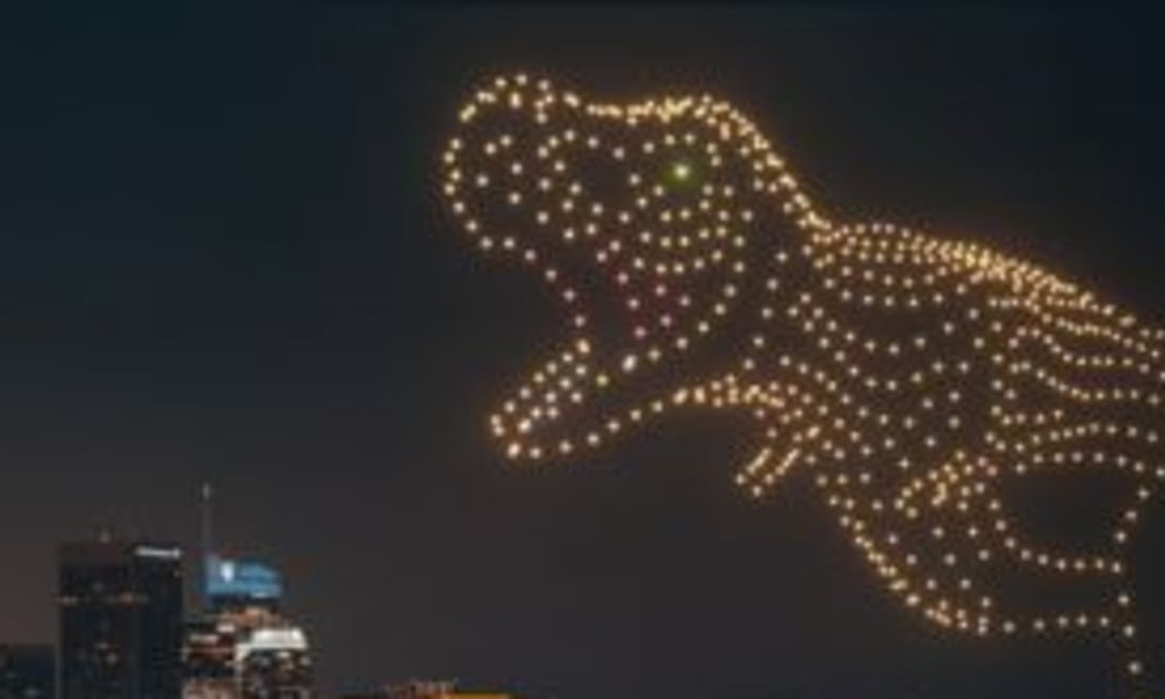 Jurassic Park SFC Drone Show 2
