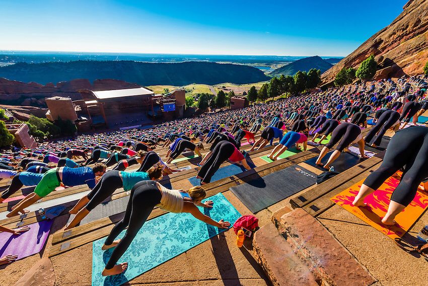 Yoga on the Rocks