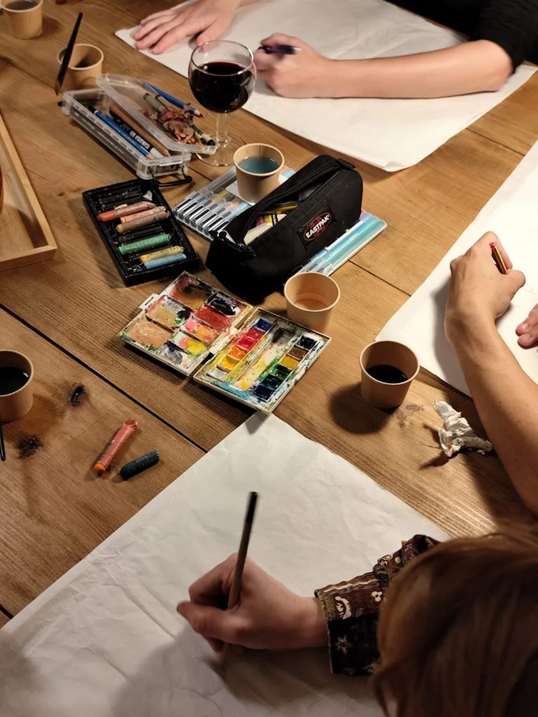 Art & Sip Live Model Session 1