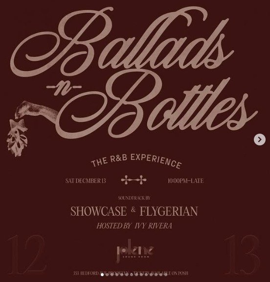 BALLADS 'N BOTTLES 1