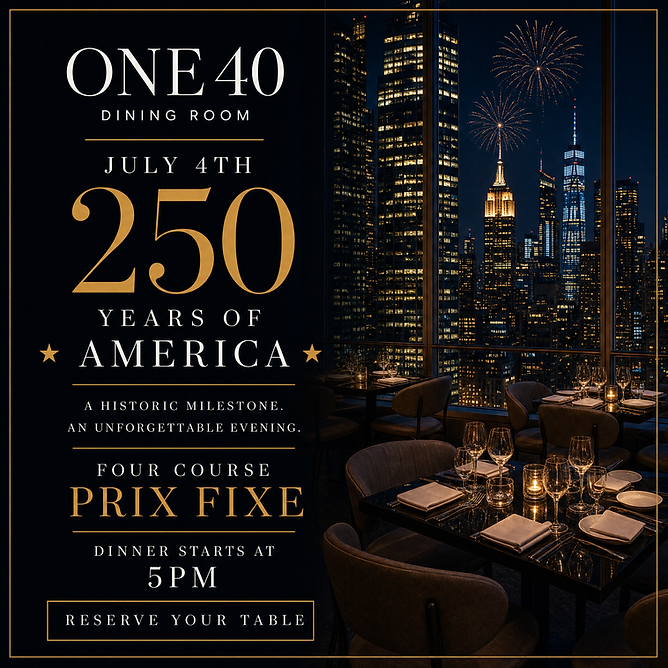 July 4th Prix-Fixe Dining Experience 1