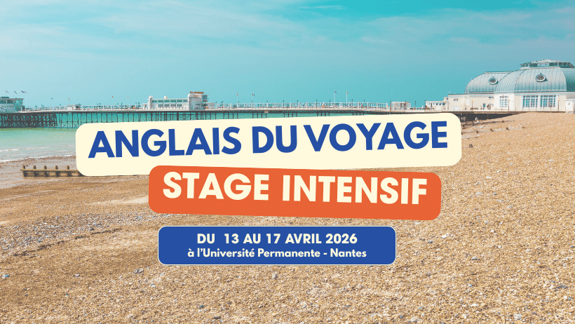 Stage intensif – Anglais du voyage 1