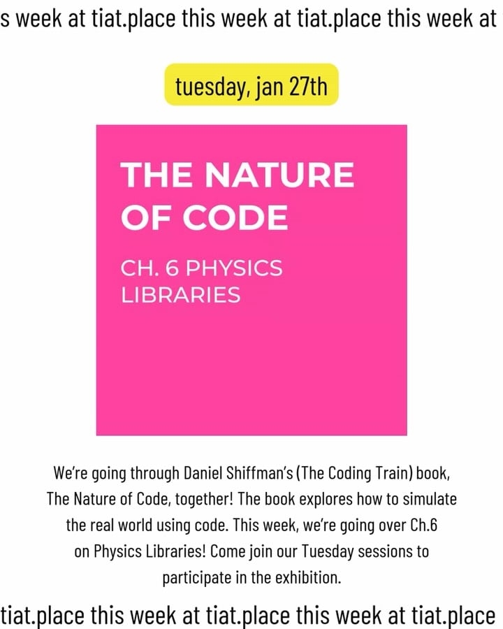 The Nature of Code 1