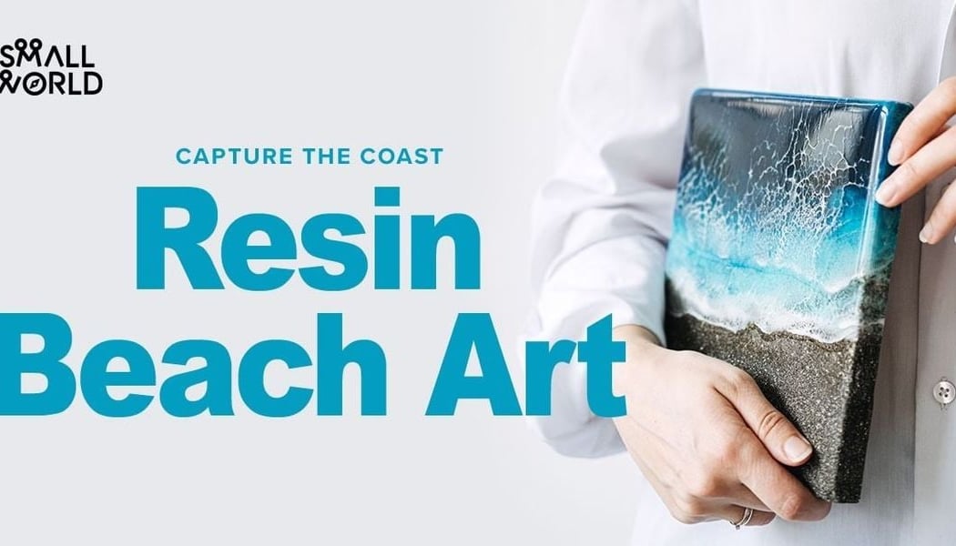 Resin Beach Art 1