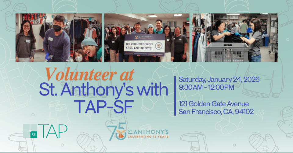 Volunteer at St. Anthony's with TAP-SF 1