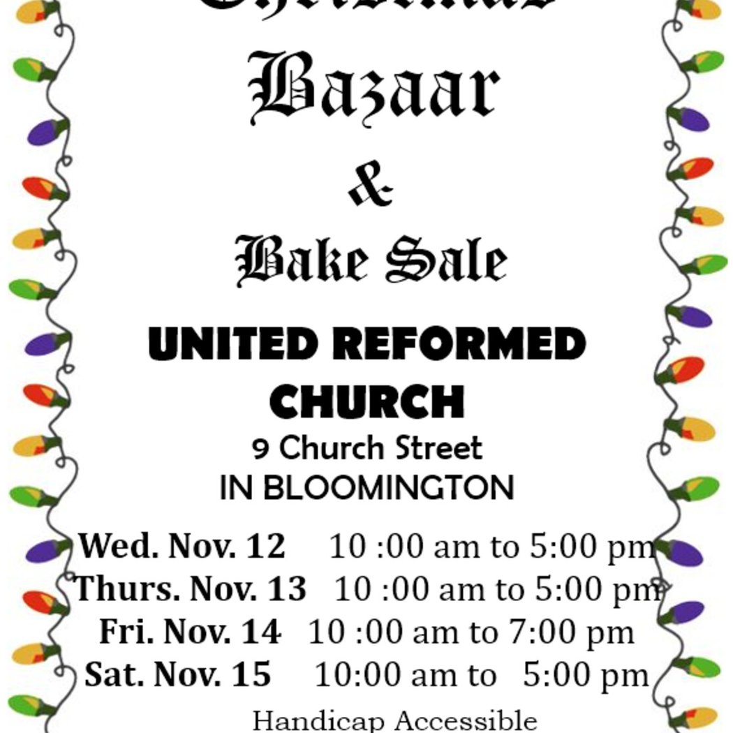 Christmas Bazaar and Bake Sale 1