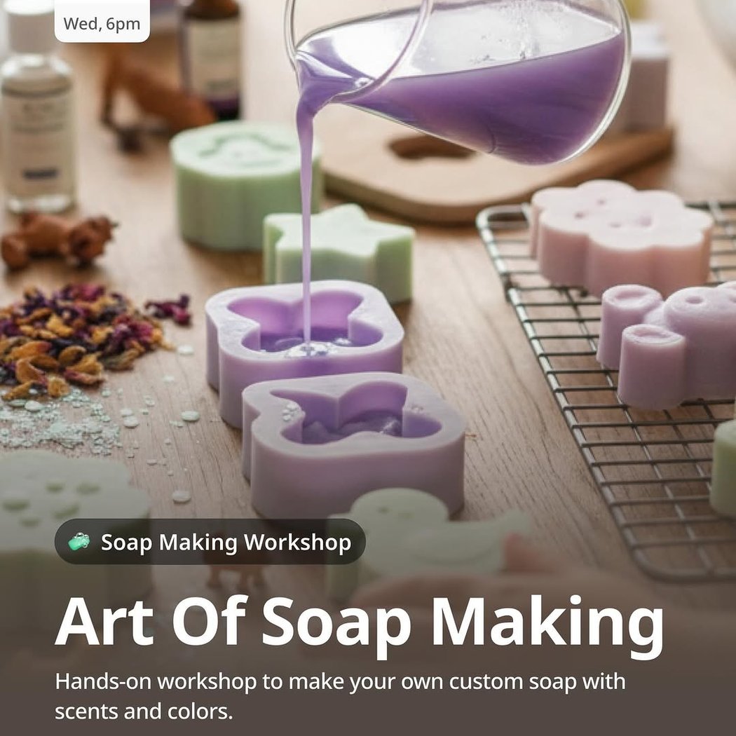 Art of Soap Making Workshop 1