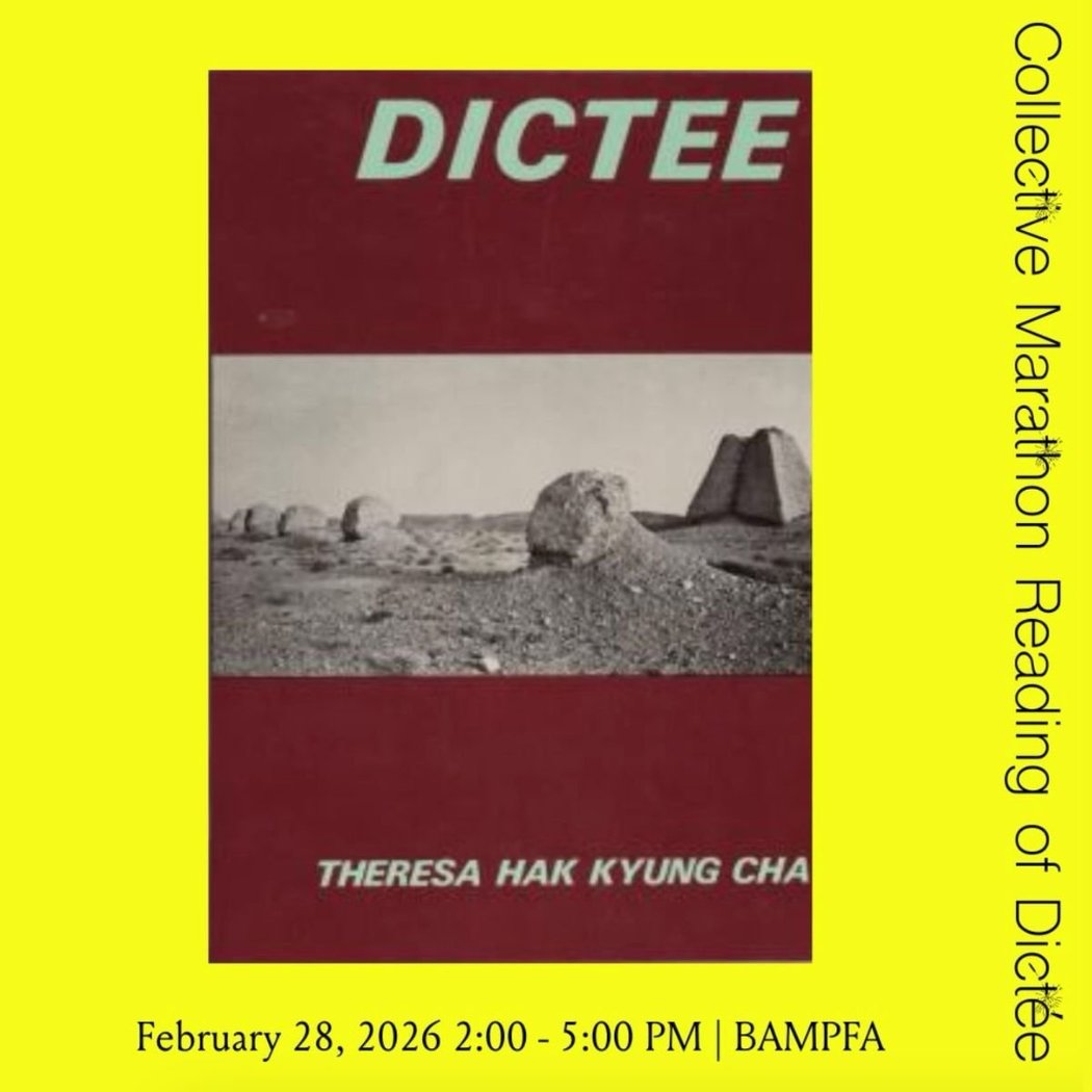 Collective Marathon Reading of Theresa Hak Kyung Cha’s Dictée 1
