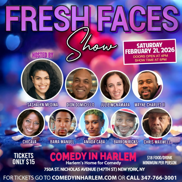 Fresh Faces February Comedy Show 1