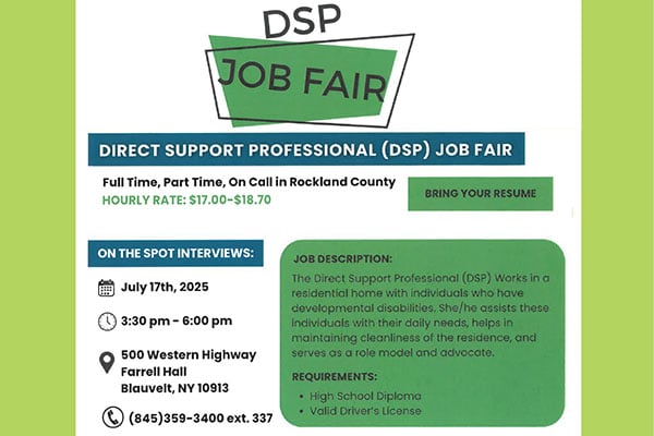 In-Person Hiring Event for Direct Support Professional Positions 1