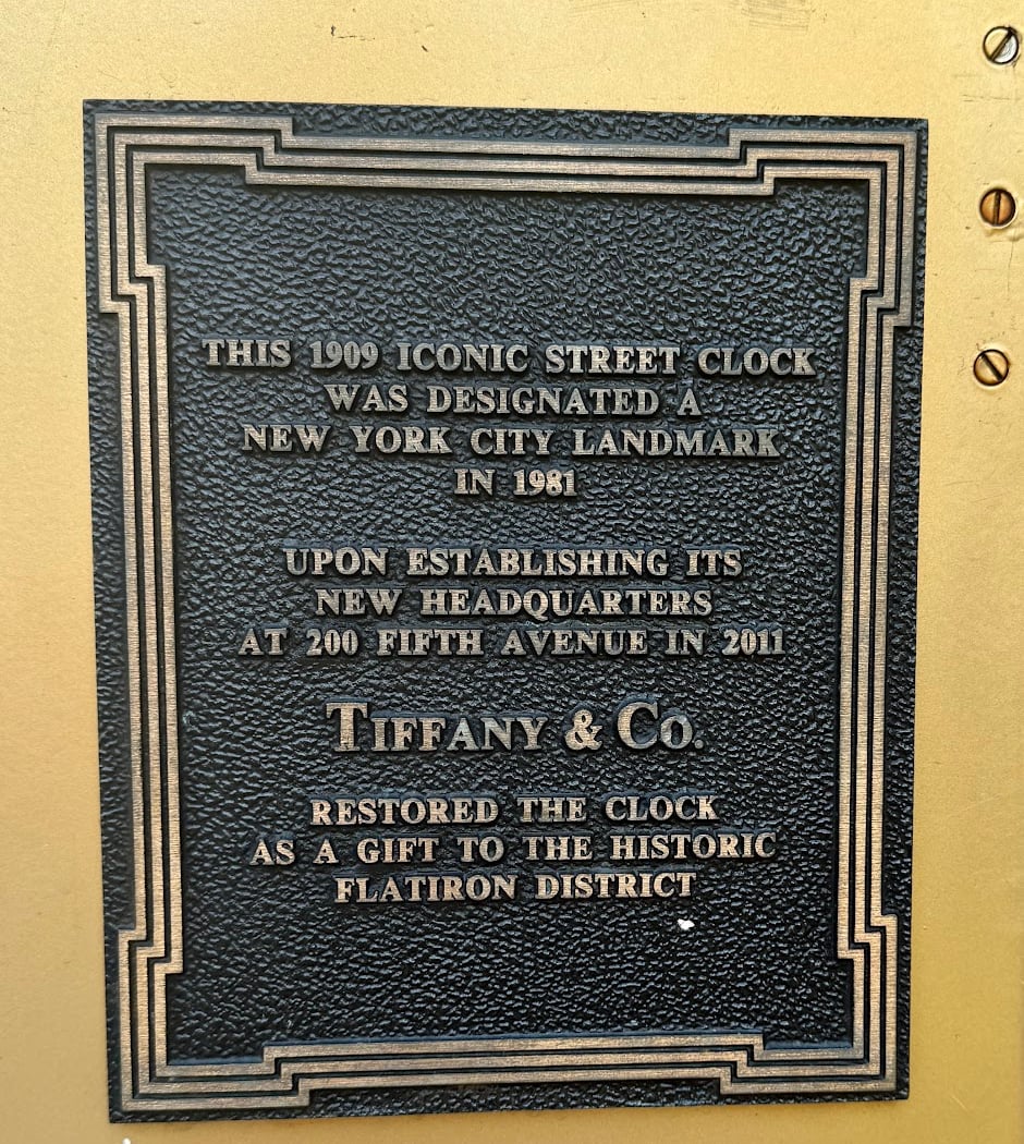 Tiffany Street Clock 2