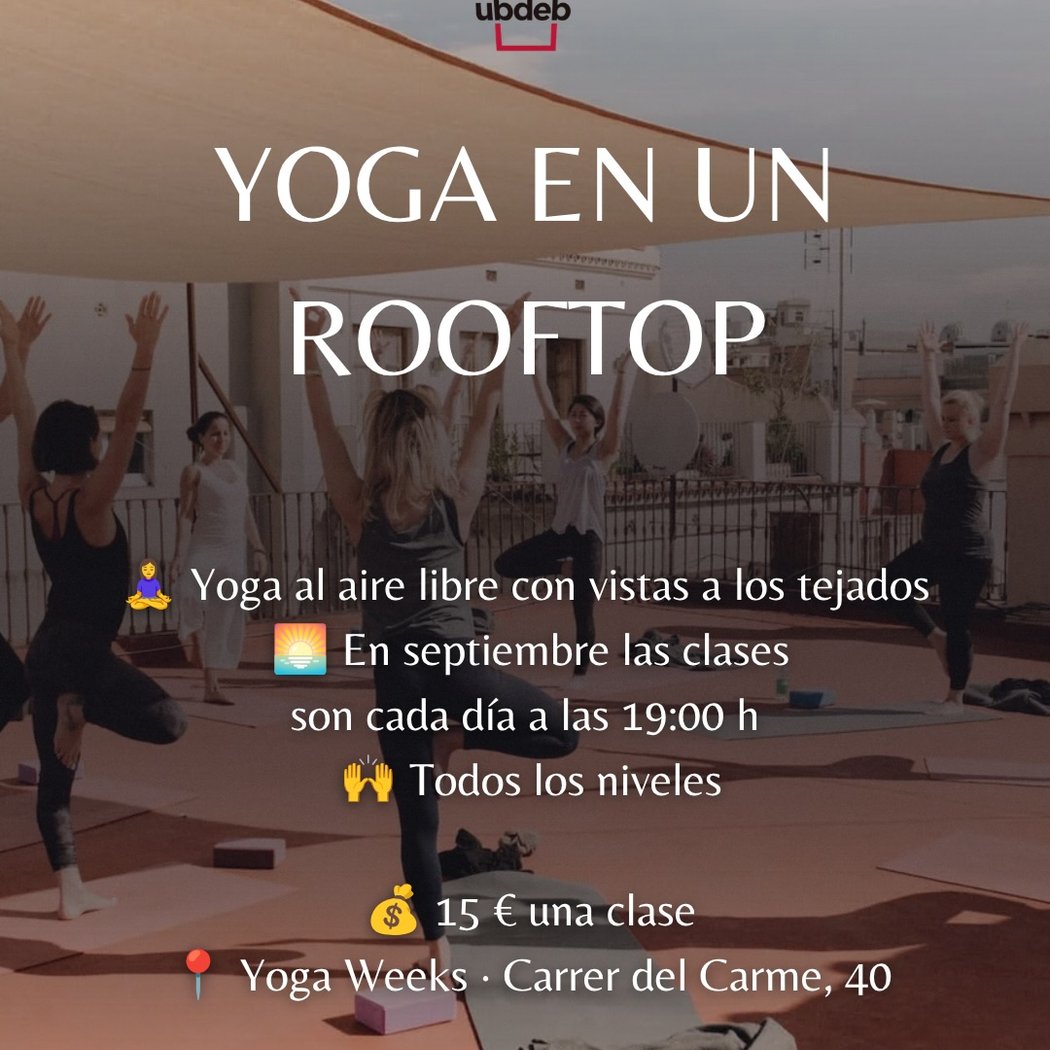 Yoga en un rooftop