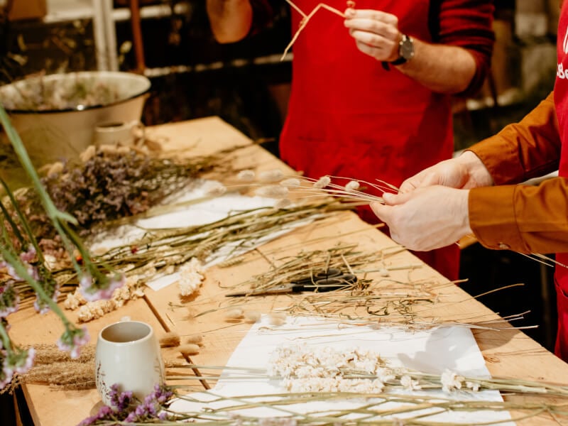 Pressed flower frame workshop 2