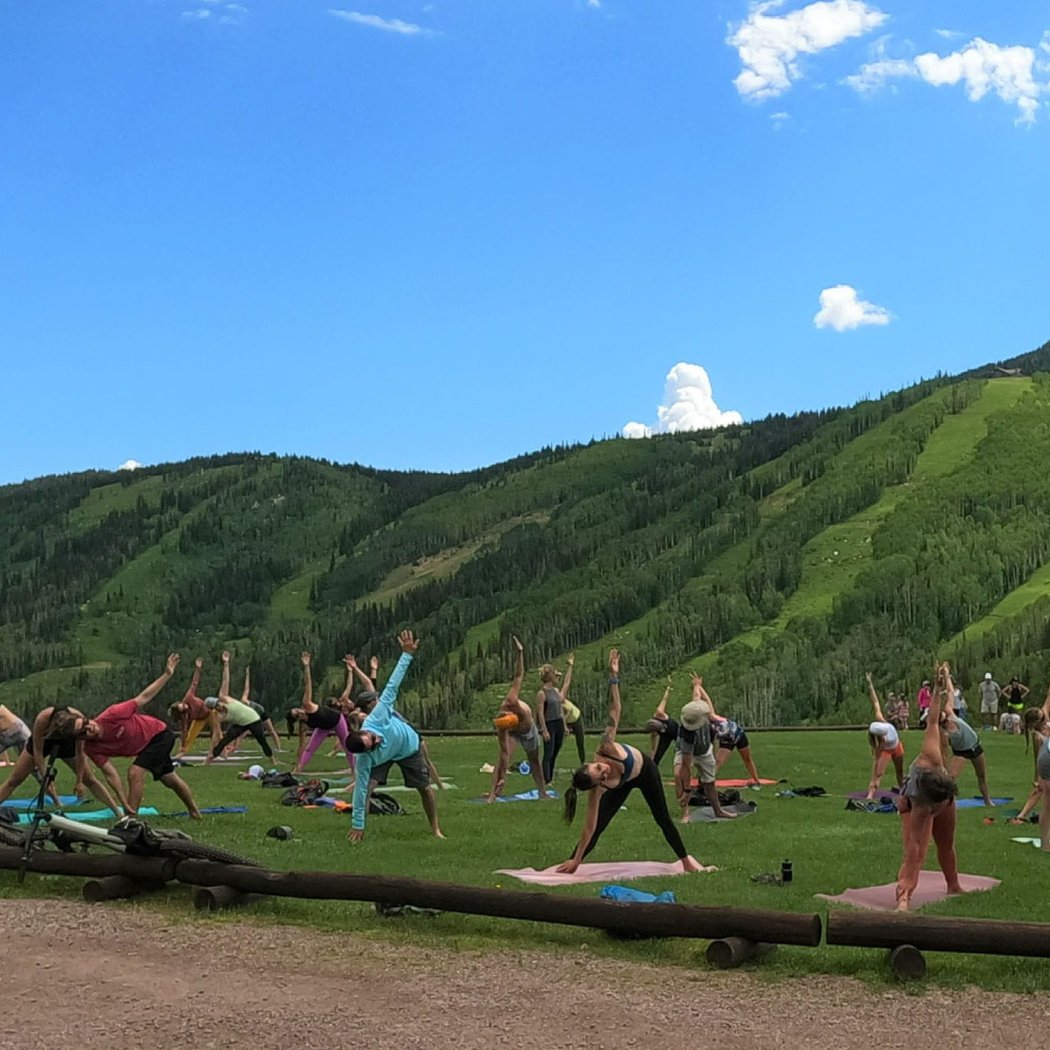 Yoga on the Mountain