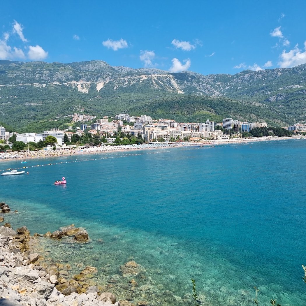 Becici beach 1