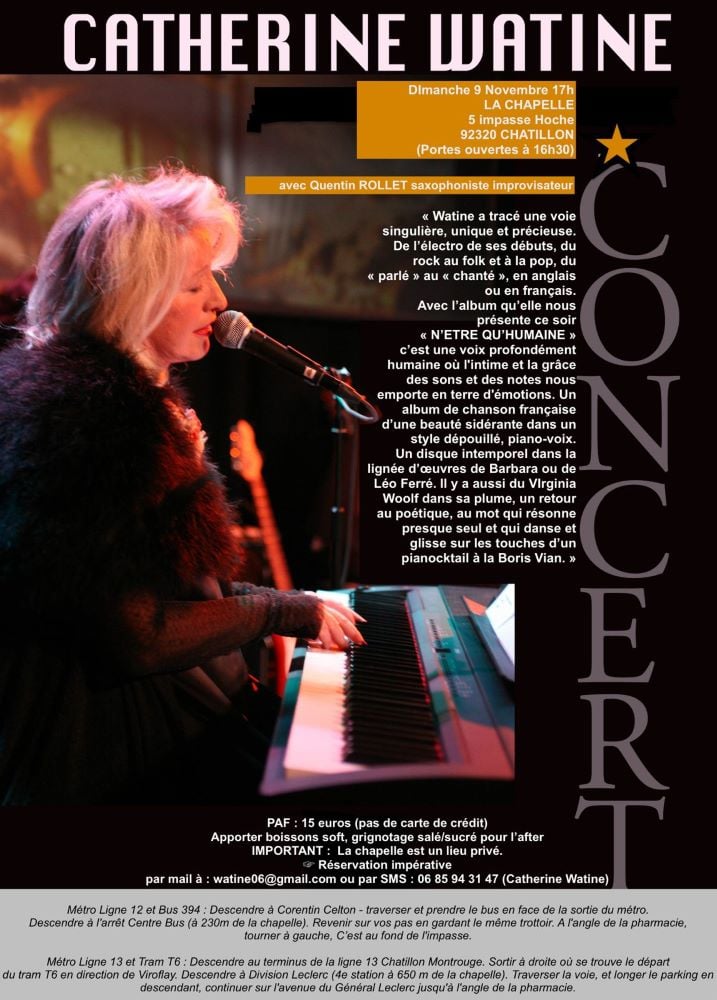 Catherine Watine Concert 1