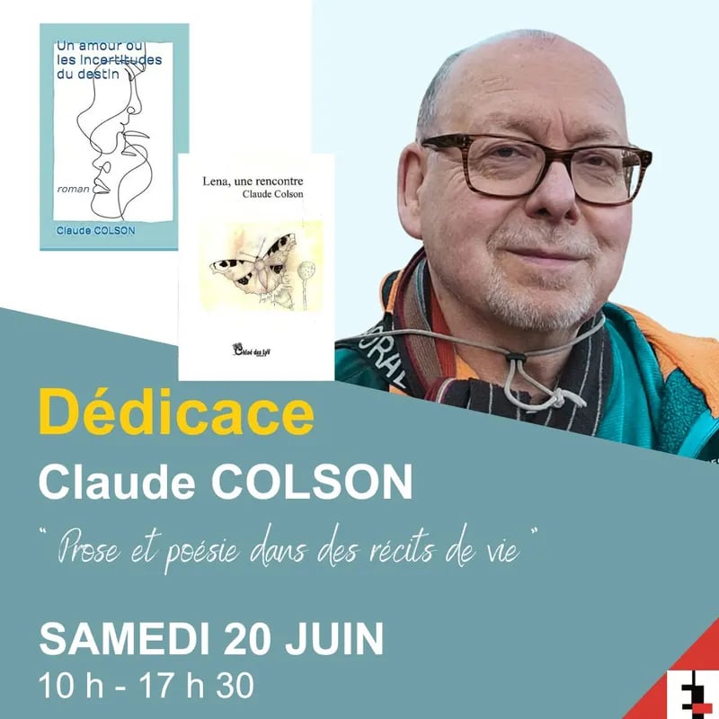 Dédicace "Romans" de Claude Colson 1