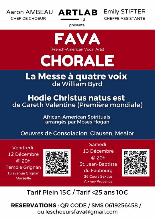 FAVA CONCERTS! DECEMBRE 2025! 1