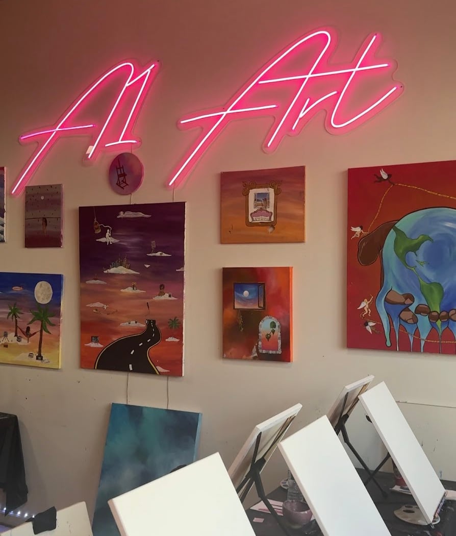 Puff, Paint and Sip Art Studio 2