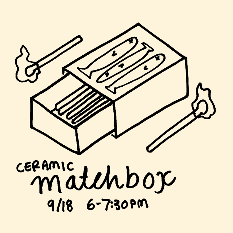 9/18 Ceramic Matchbox 1