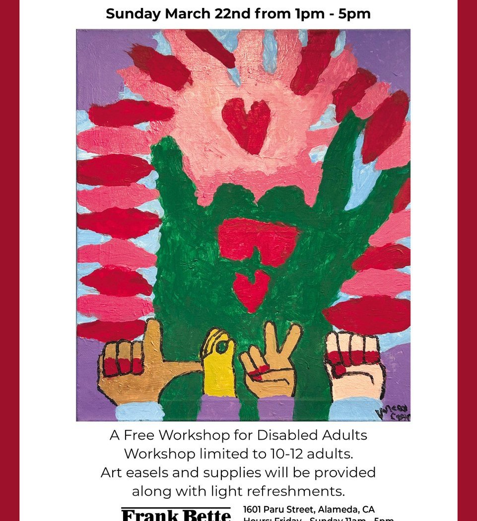 One Day Art Class for People with Disabilities 1
