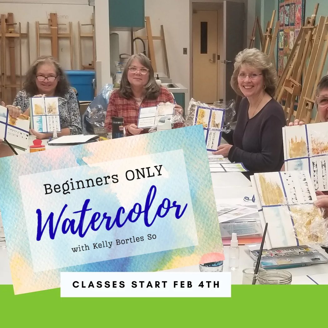Beginners ONLY Watercolor Class 1