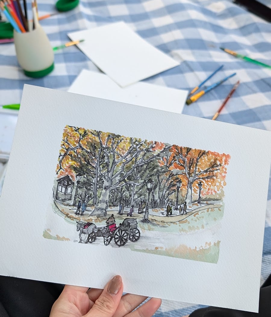 Mindful Unwinding With Watercolors - Painting Class by Classpop!TM