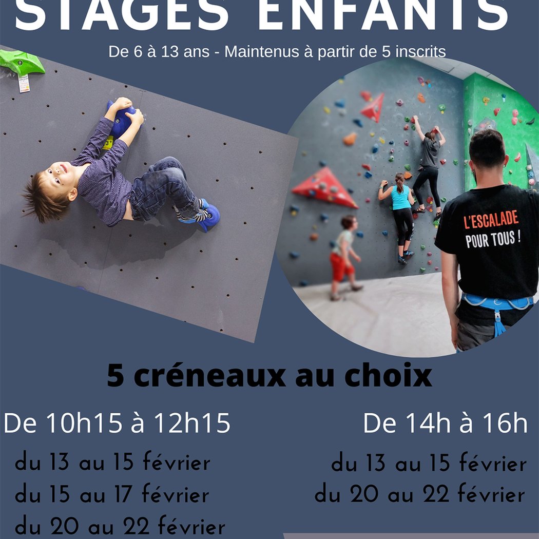 Stage Escalade Enfant 1