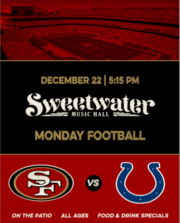 Monday Night Football on the Patio 1