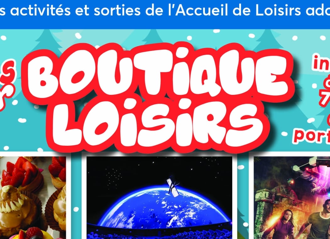 Programme des vacances d'Hiver de la Boutique Loisirs pour les ados 1