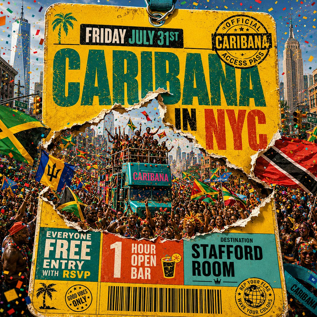 Caribana at Stafford Room Everyone Free entry with RSVP 1