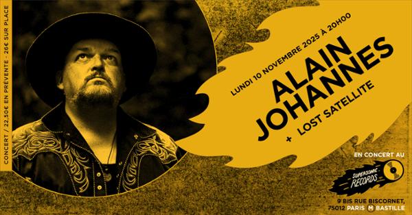 Alain Johannes + Lost Satellite en concert 1