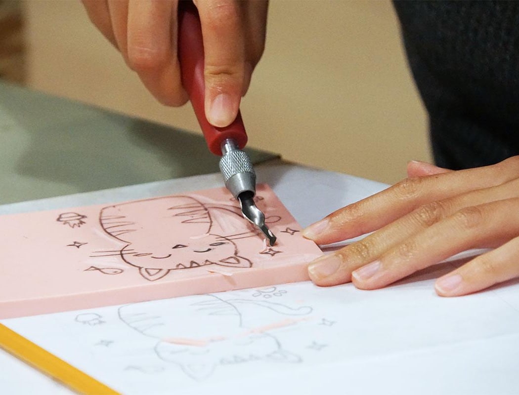 Intro To Block Printing: Carve & Print Your Own Designs 2